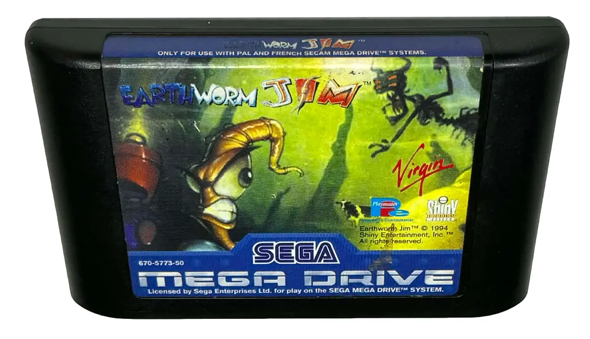 Eartworm Jim Sega Mega Drive *Cartridge Only* (Preowned) 1