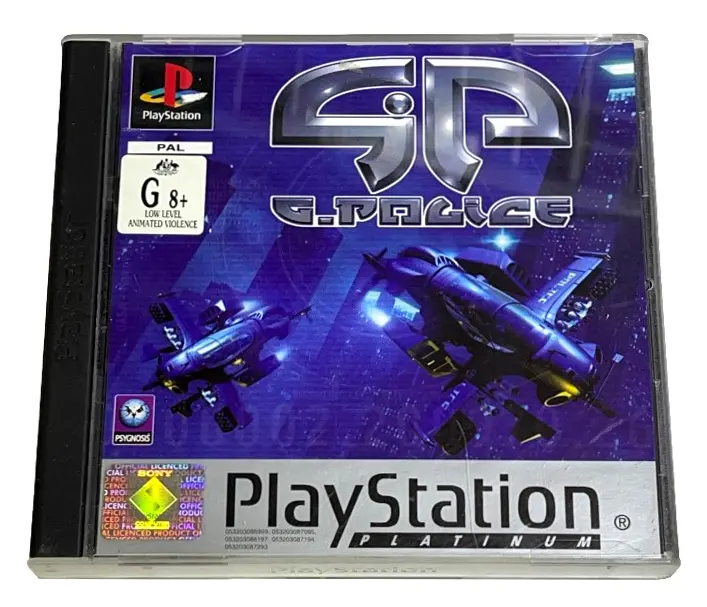 G-Police Ps1 Ps2 Ps3 Pal (Platinum) *Complete* (Preowned) 1