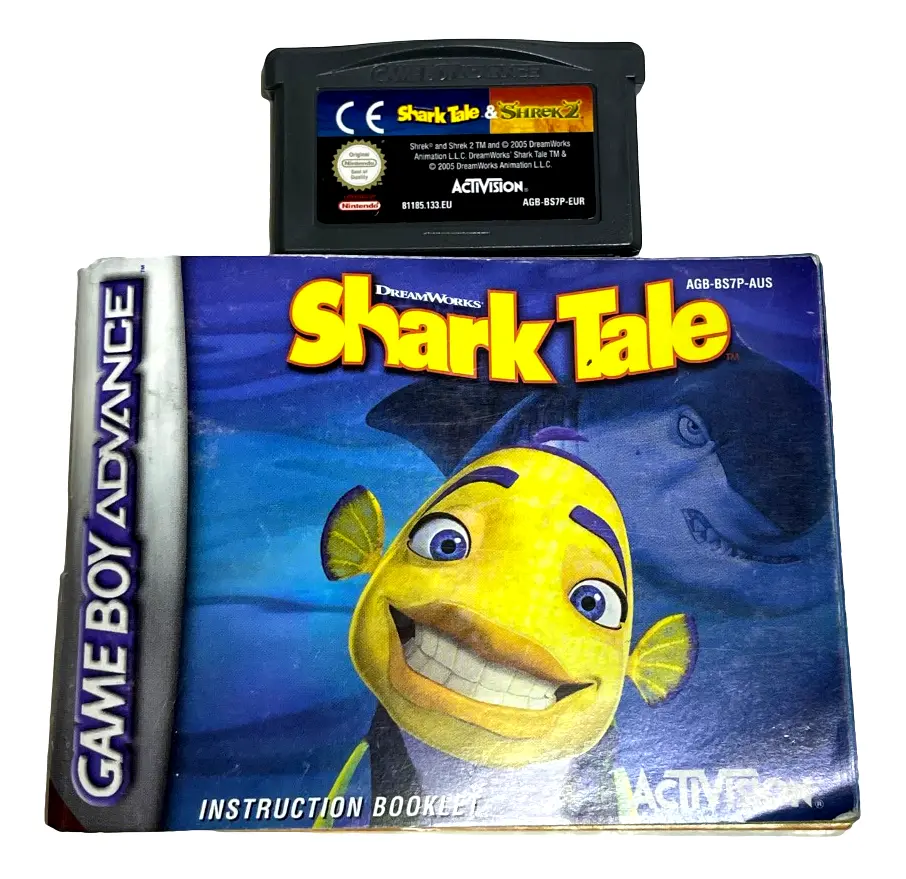 Shark Tale / Shrek 2 Nintendo Gba *Manual Included* (Preowned) 1