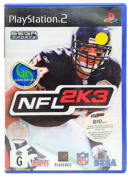 Nfl 2K3 Ps2 Pal *Complete* (Refurbed) 1