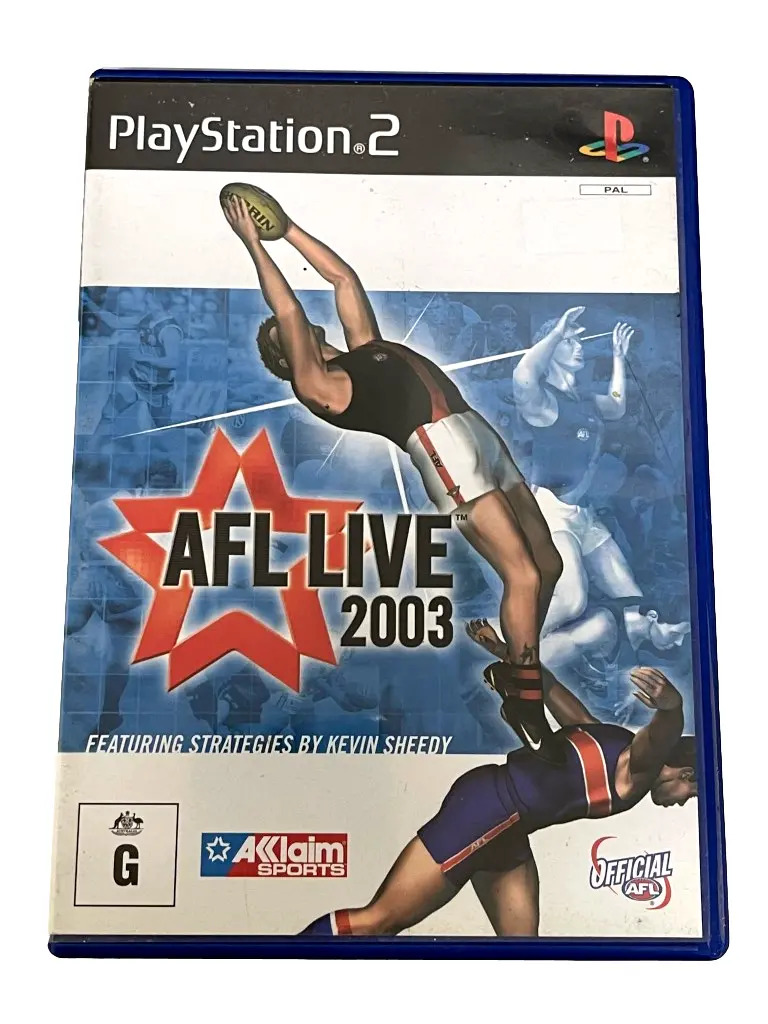 Afl Live 2003 Ps2 Pal *No Manual* Playstation 2 (Pre-Owned) 1
