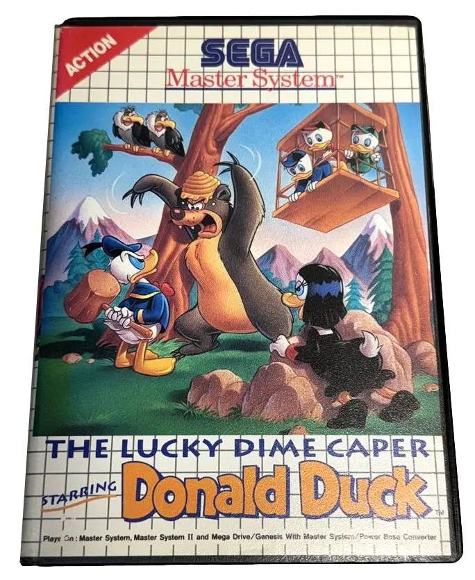 The Lucky Dime Caper Starring Donald Duck Sega Master System *Complete* #2 (Preowned) 1
