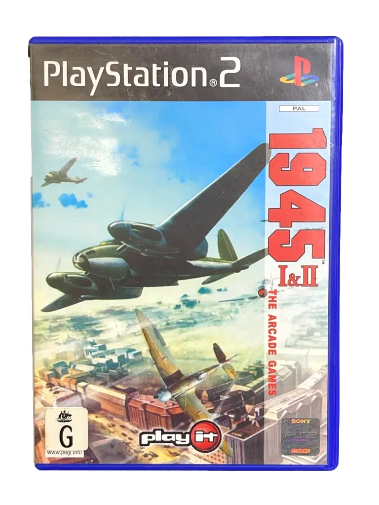 1945 I & Ii The Arcade Game Ps2 Pal *Complete* Playstation 2 1