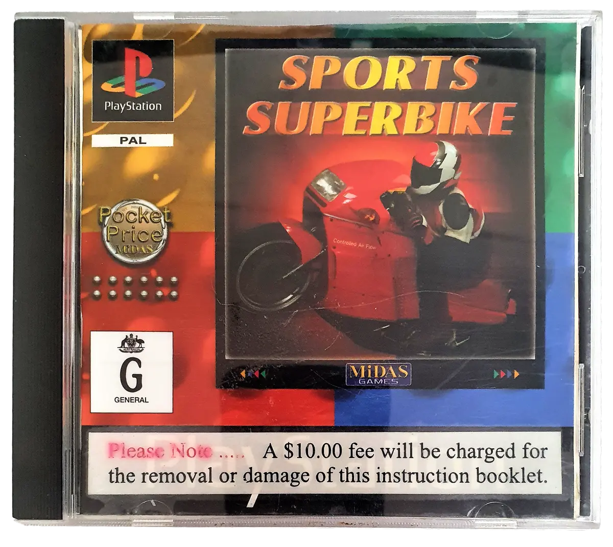 Sports Superbike Ps1 Ps2 Ps3 Pal *Complete* Ex-Rental (Preowned) 1