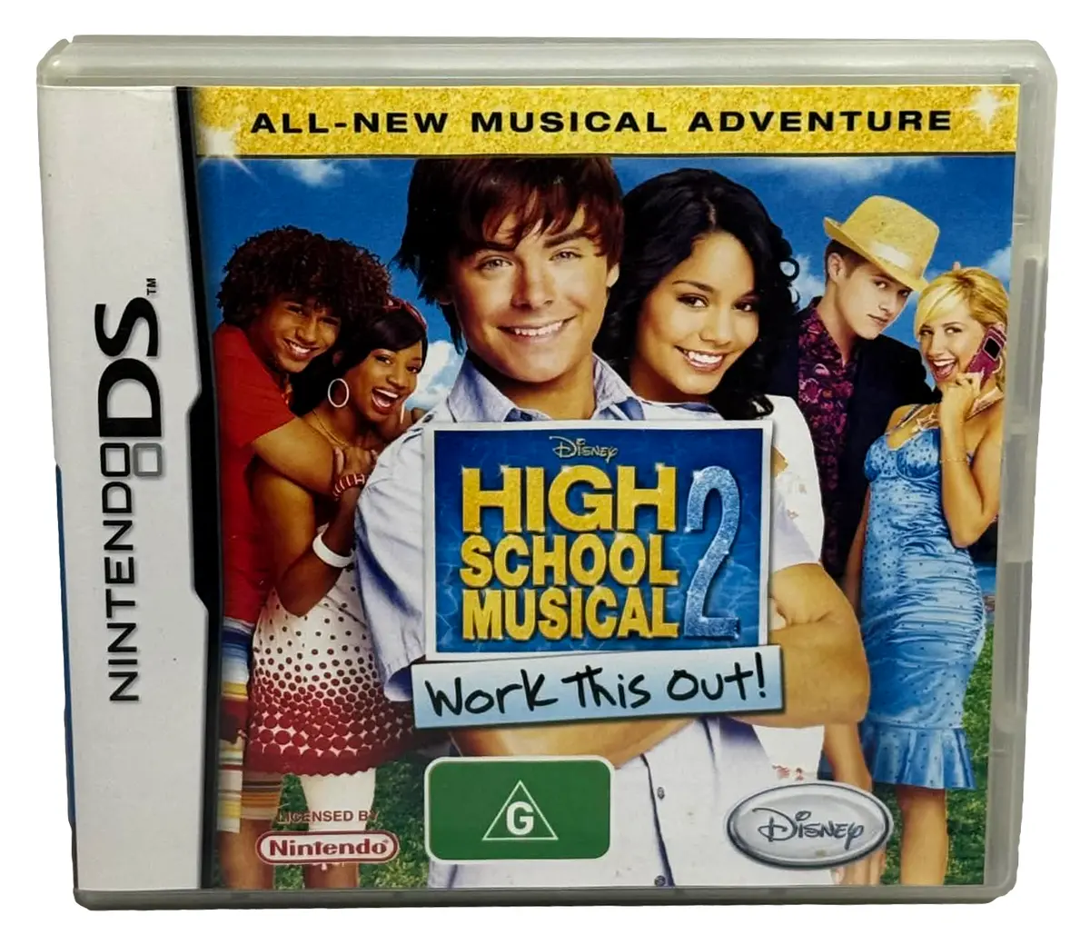 High School Musical 2 Work This Out Nintendo Ds 3Ds Game *Complete* (Preowned) 1