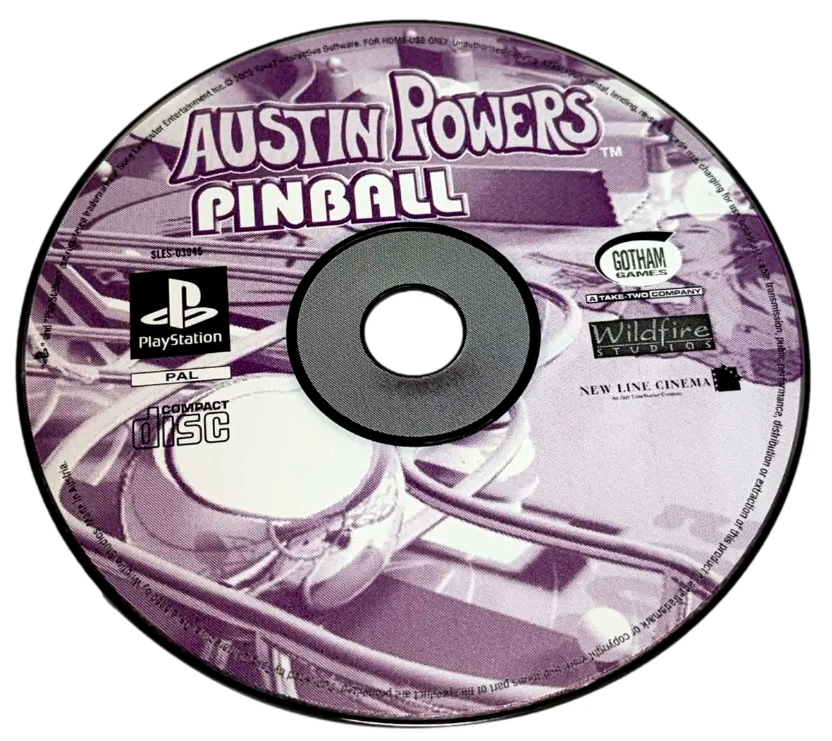 Austin Powers Pinball Ps1 Ps2 Ps3 Pal *Disk Only* (Preowned) 1