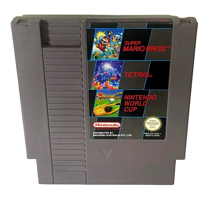 Super Mario Bros / Tetris / Nintendo World Cup Soccer Nintendo Nes Pal (Preowned) 1