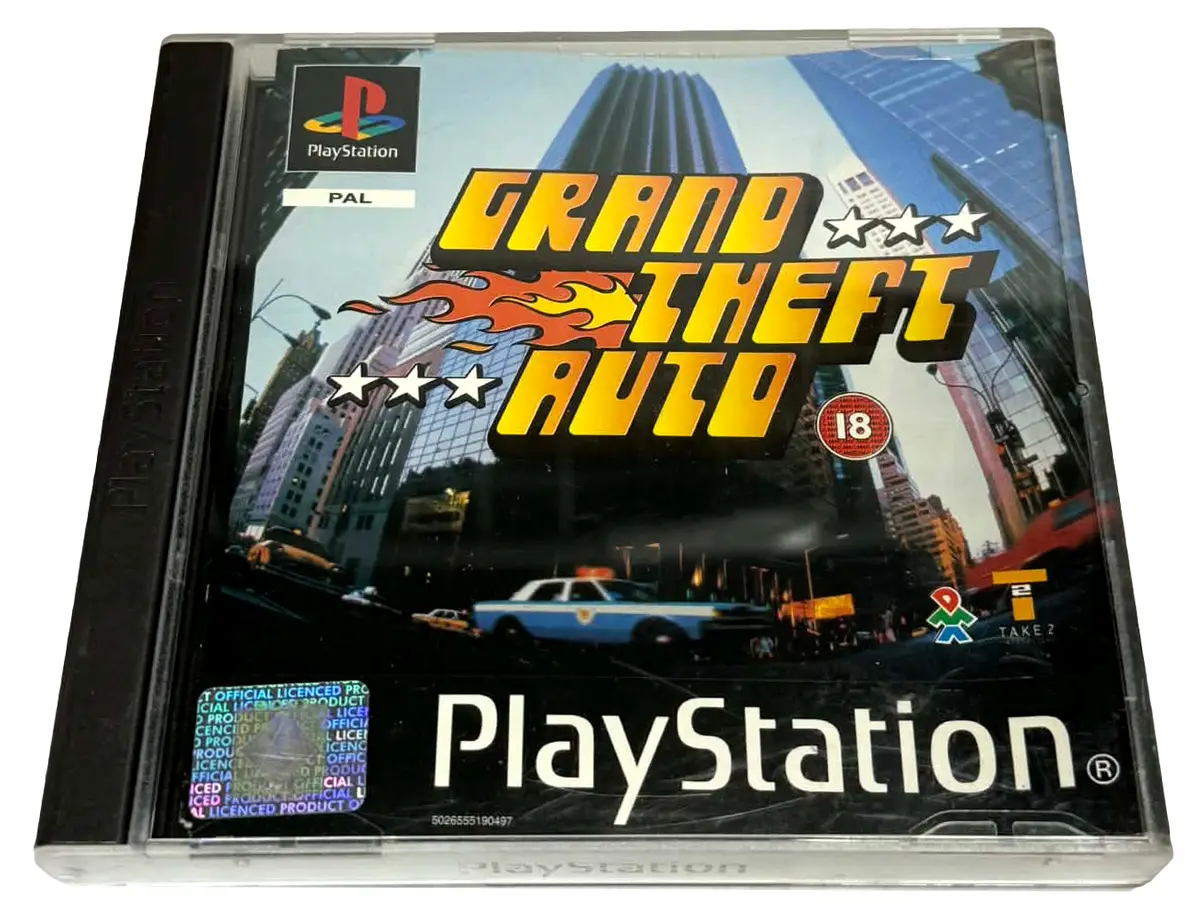 Grand Theft Auto Ps1 Ps2 Ps3 Pal *Complete With Map* (Preowned) 1