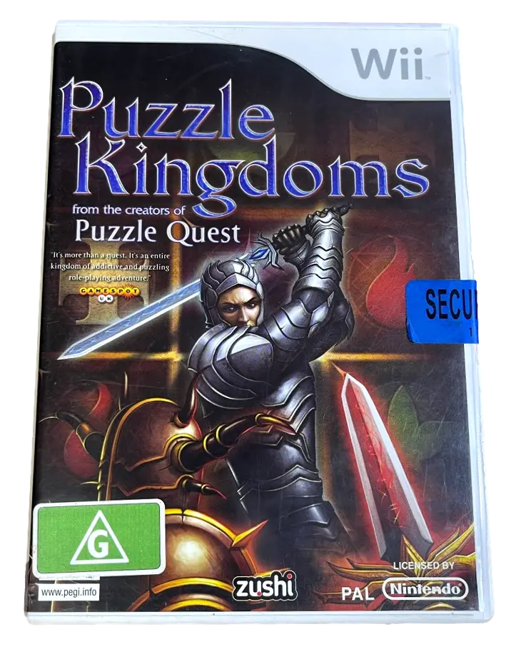 Puzzle Kingdoms Nintendo Wii Pal  *Sealed* 1