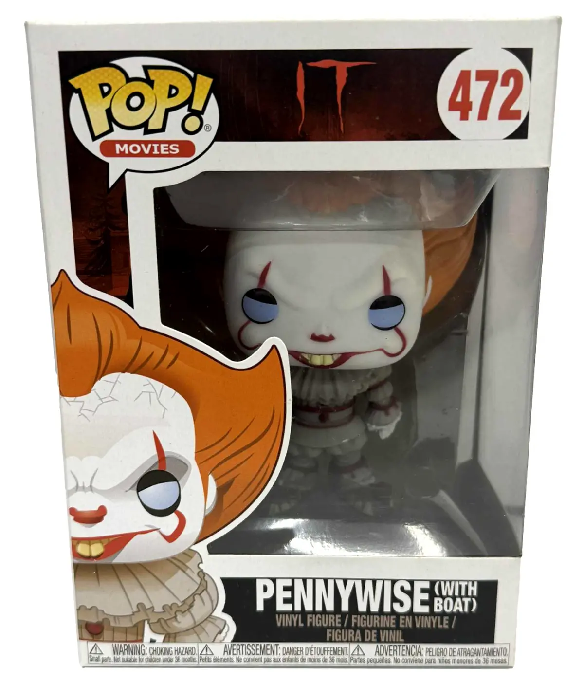 Pennywise With Boat 472 It Funko Pop! (Preowned) 1