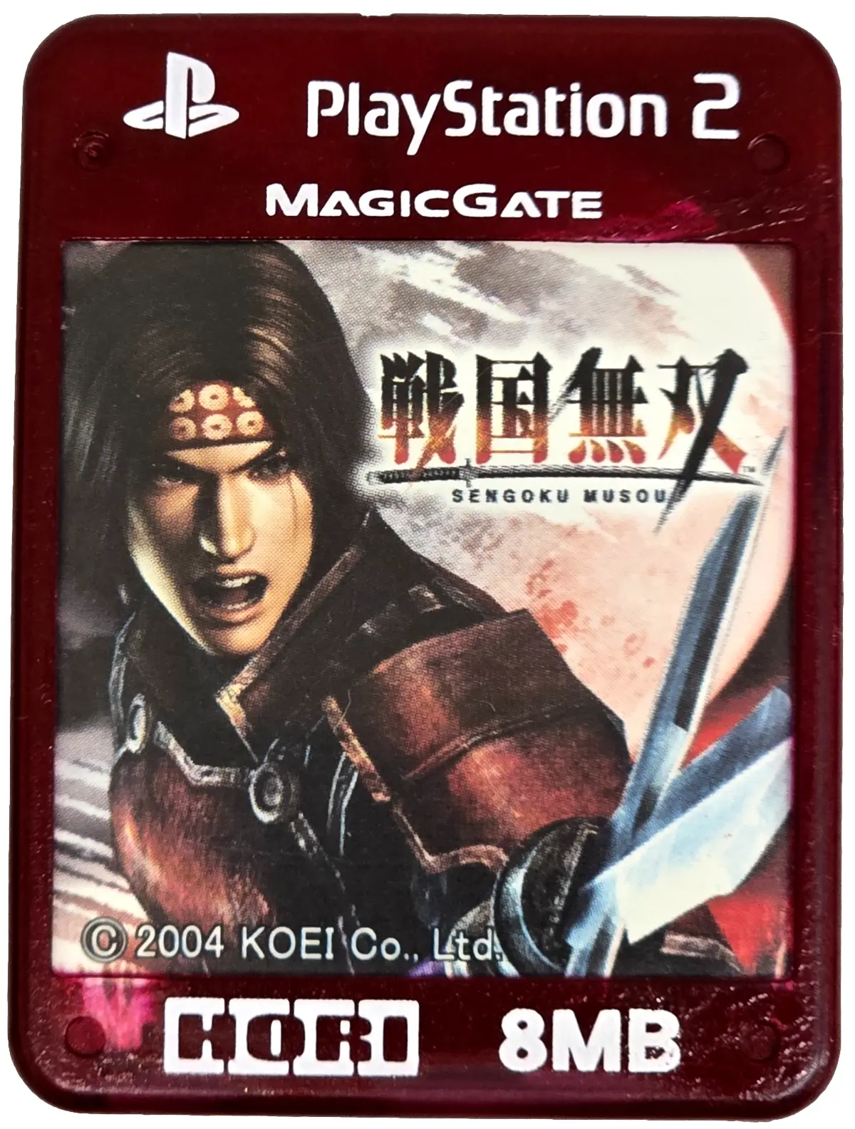 Samurai Warriors Hori Magic Gate Ps2 Memory Card Playstation 2 - Yakimura Sanada (Preowned) 1