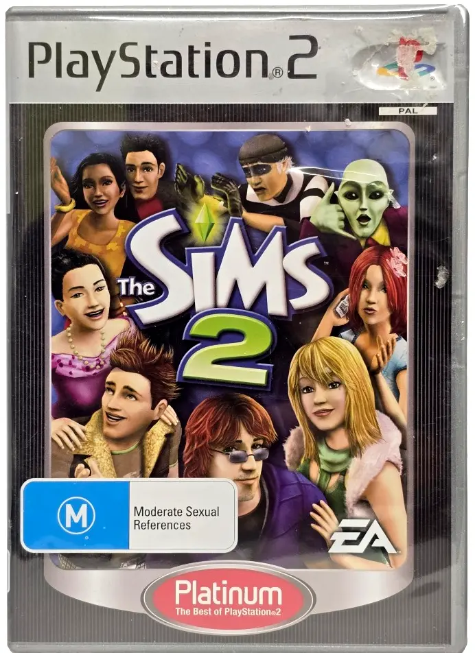 The Sims 2 Platinum Ps2 Pal *Complete* Playstation 2 (Pre-Owned) 1