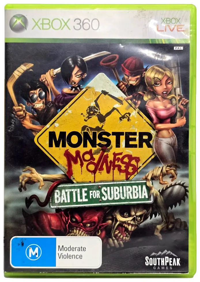 Monster Madness Battle For Suburbia Xbox 360 Pal (Preowned) 1