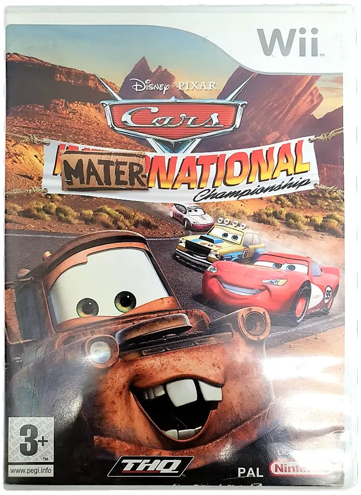 Disney Pixar Cars Mater-National Championship Nintendo Wii Pal *Complete* (Pre-Owned) 1