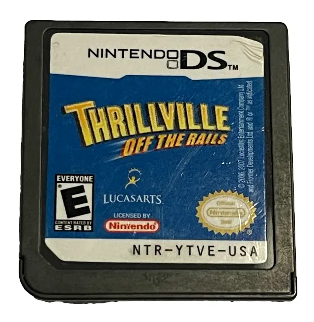 Thrillville Off The Rails Nintendo Ds 2Ds 3Ds Game *Cartridge Only* (Preowned) 1