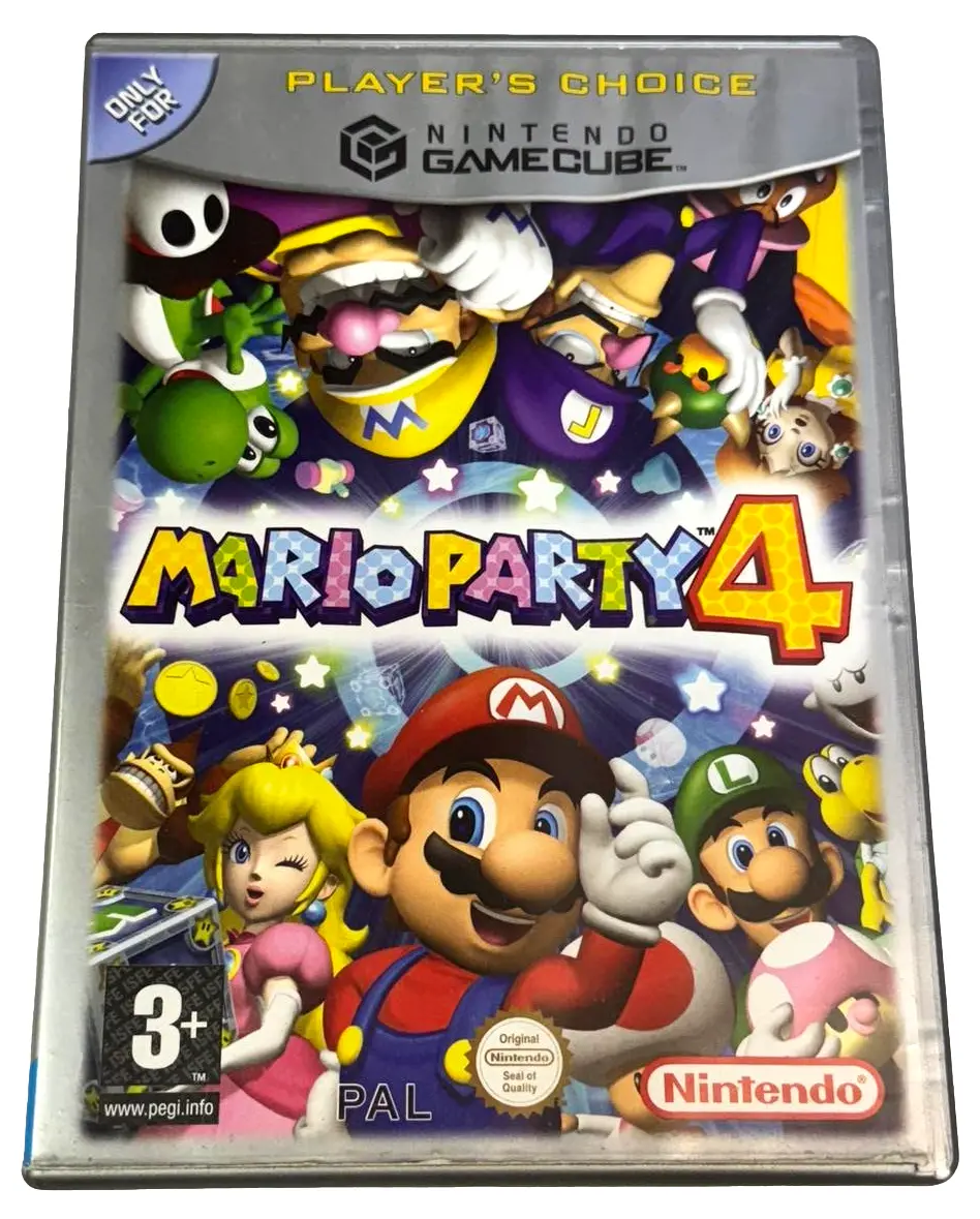 Mario Party 4 Nintendo Gamecube Pal *Complete* (Players Choice) (Preowned) 1
