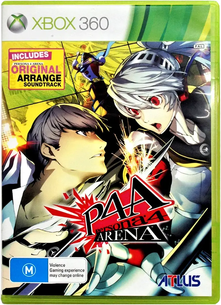 P4a Persona 4 Arena Xbox 360 Pal (No Soundtrack Cd) (Preowned) 1