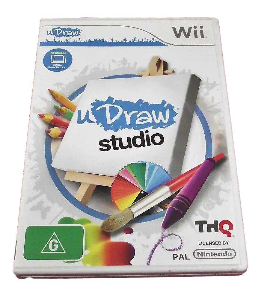 U Draw Studio Nintendo Wii Pal *Complete* (Preowned) 1