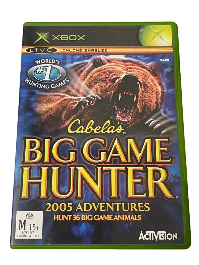 Cabela's Big Game Hunter 2005 Xbox Pal *No Manual* (Preowned) 1