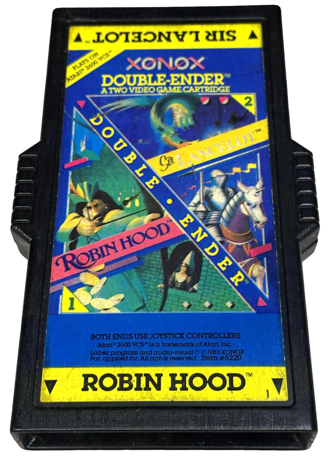 Xonox Double Ender Robin Hood / Sir Lancelot Atari 2600 *Cartridge Only* (Preowned) 1