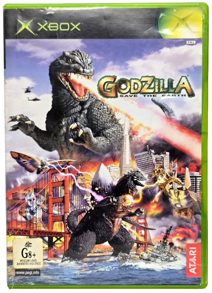 Godzilla Save The Earth Xbox Original Pal *Complete* (Preowned) 1