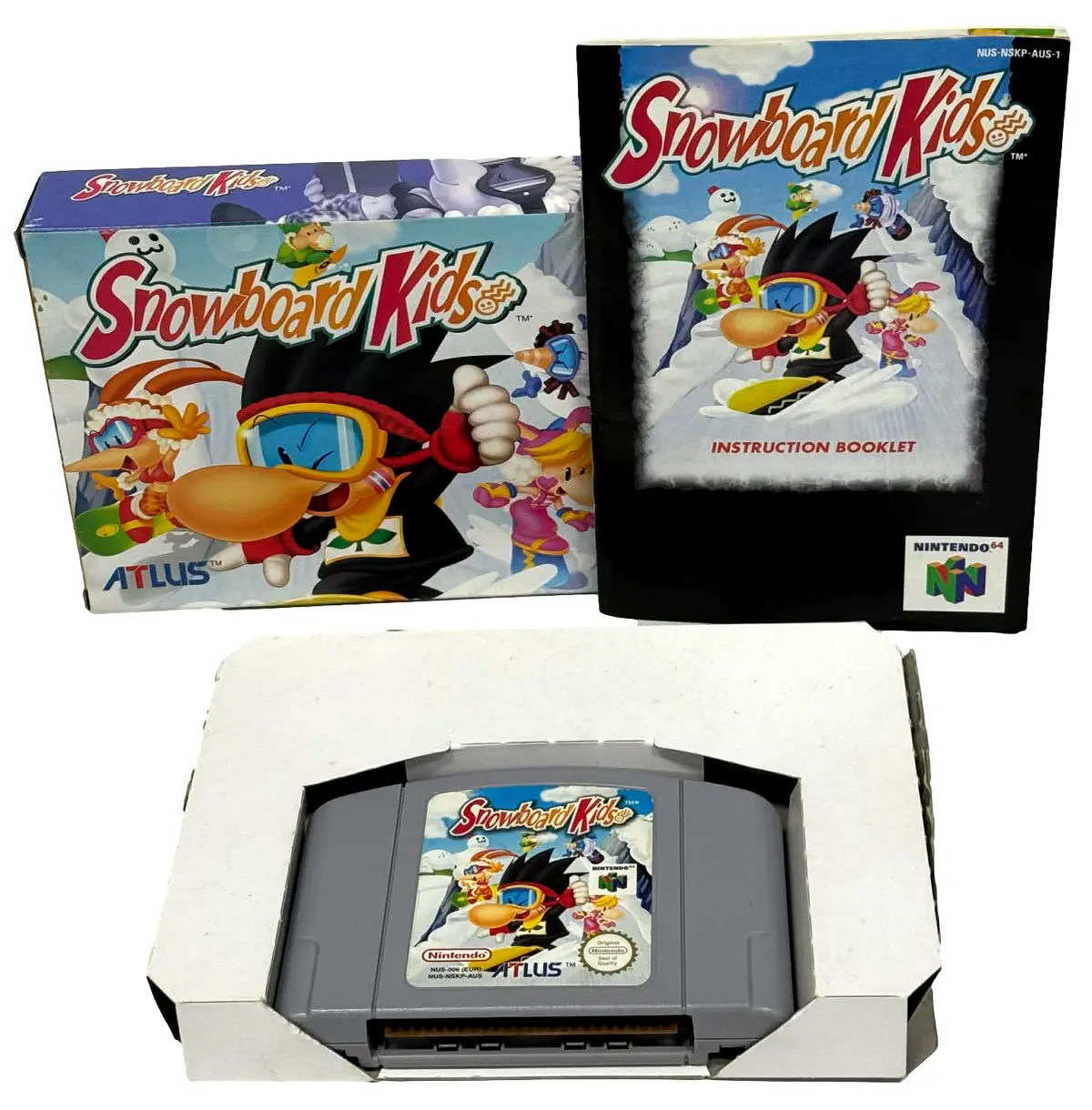 Snowboard Kids Nintendo 64 N64 Boxed Pal *Complete* (Preowned) 1