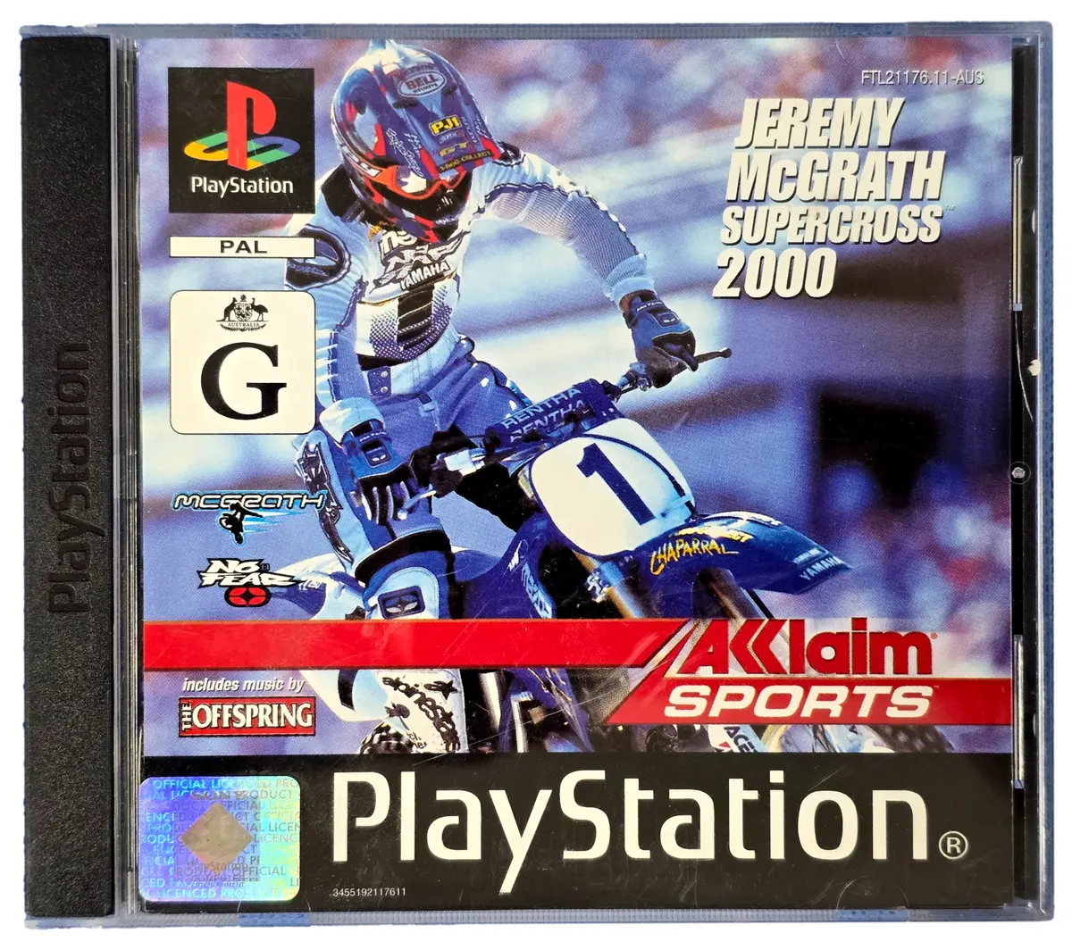 Jeremy Mcgrath Supercross 2000 Ps1 Ps2 Ps3 Pal *Complete* Playstation (Preowned) 1