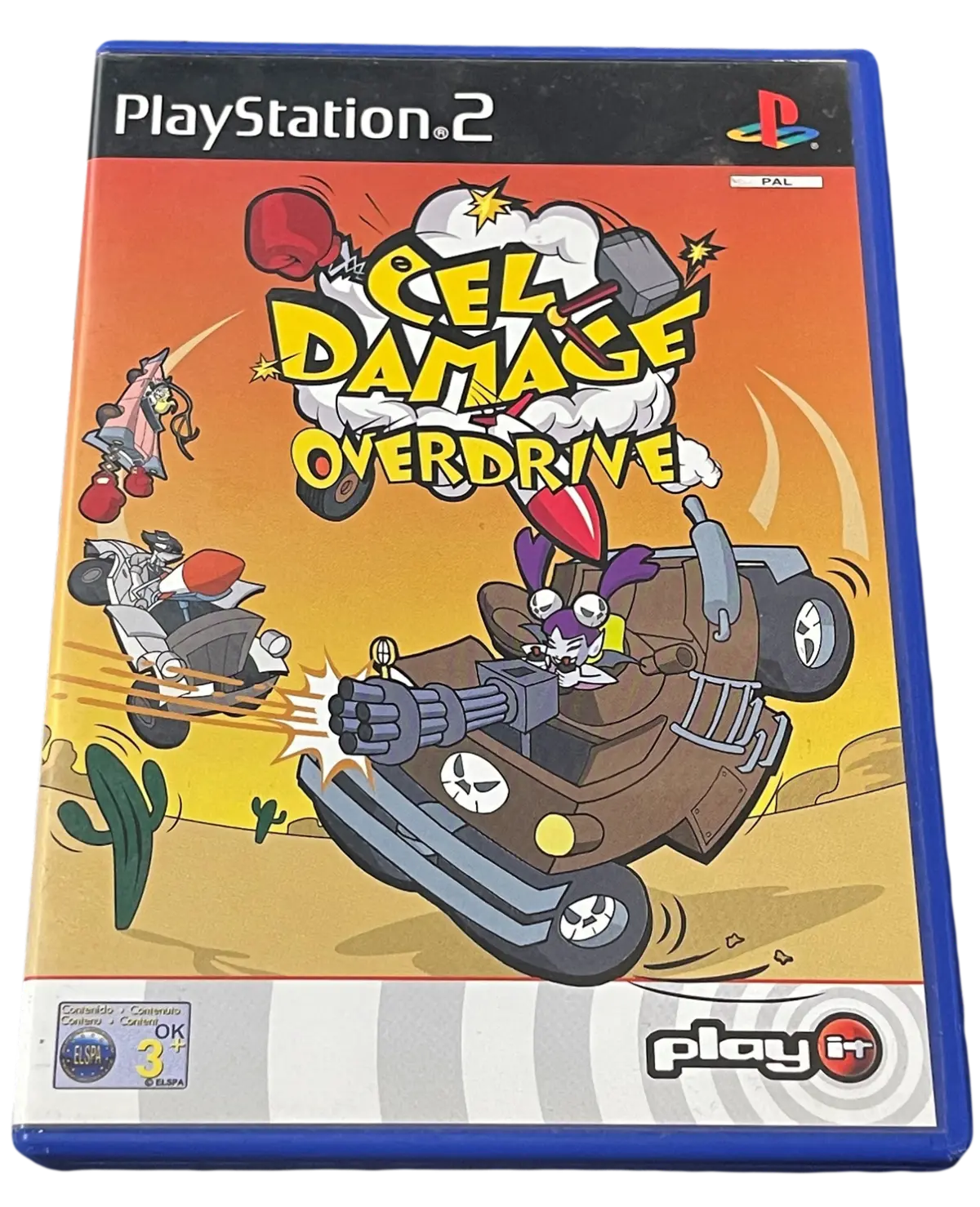 Cel Damage Overdrive Sony Ps2 Pal *No Manual* (Preowned) 1