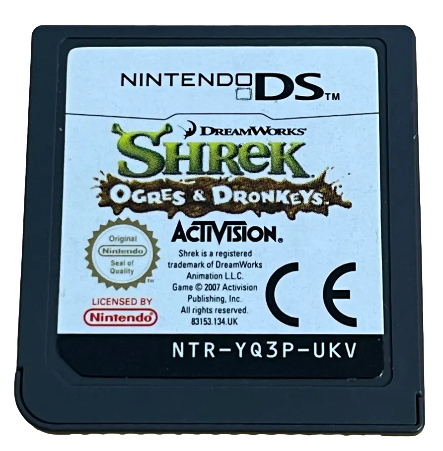 Shrek Ogres & Donkeys Nintendo Ds 2Ds 3Ds *Cartridge Only* (Preowned) 1