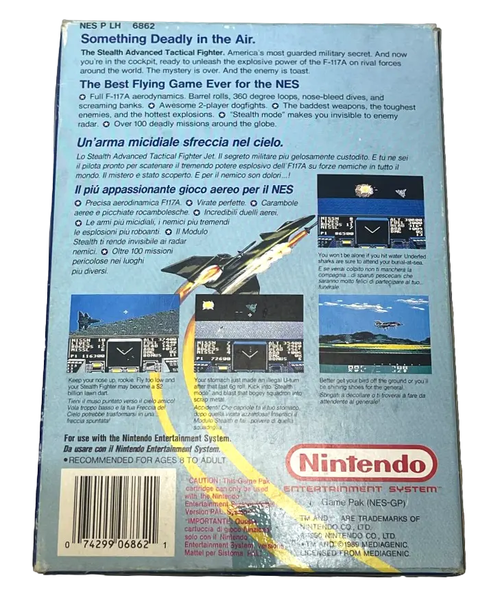 Stealth Atf Nintendo Nes Boxed Pal *Complete* (Preowned) 2
