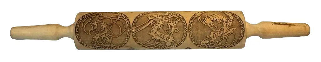 Rainbow Rolling Pin - Sailor Moon Design 1