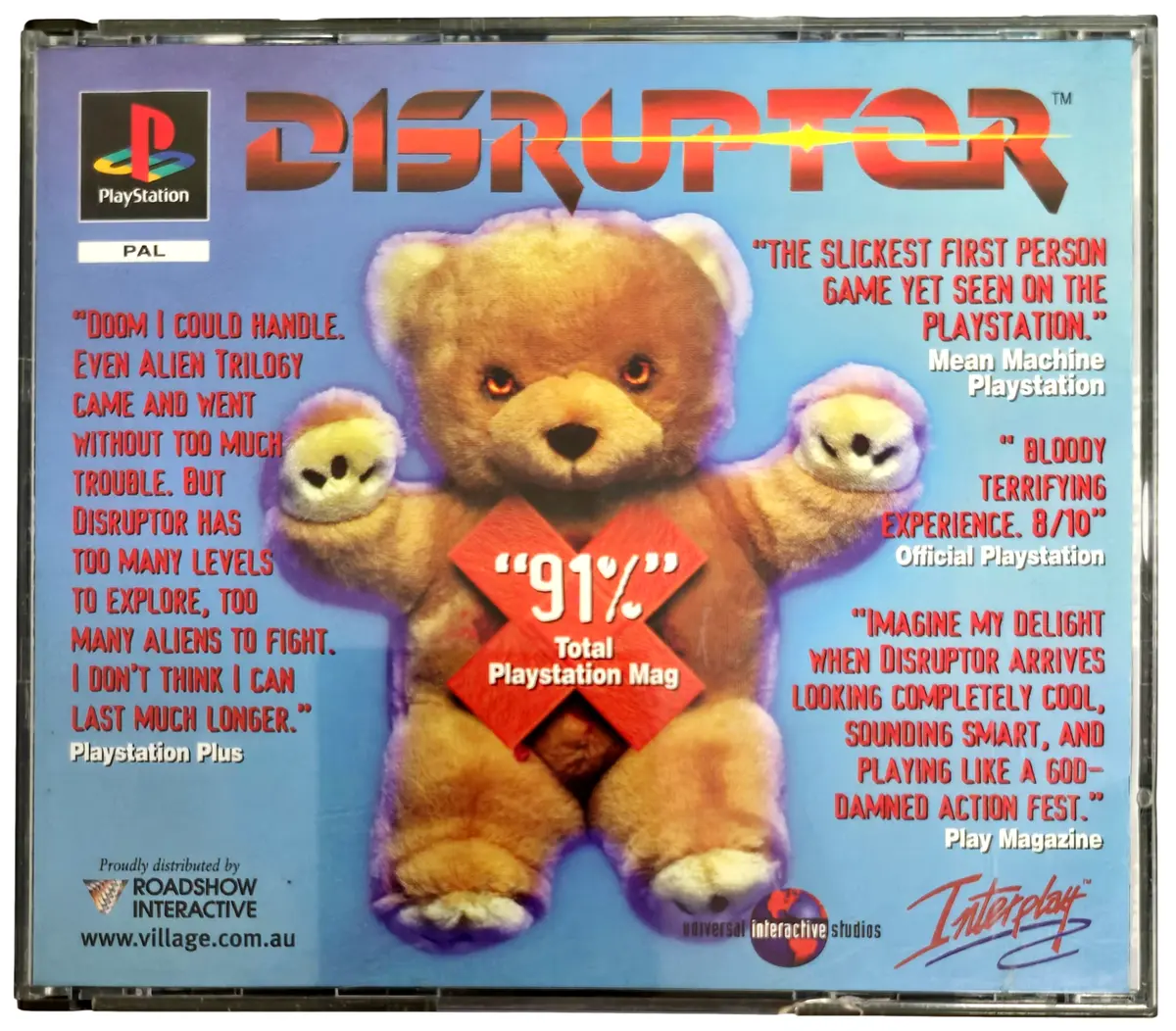 Disruptor Ps1 Ps2 Ps3 Pal *Complete* (Preowned) 1