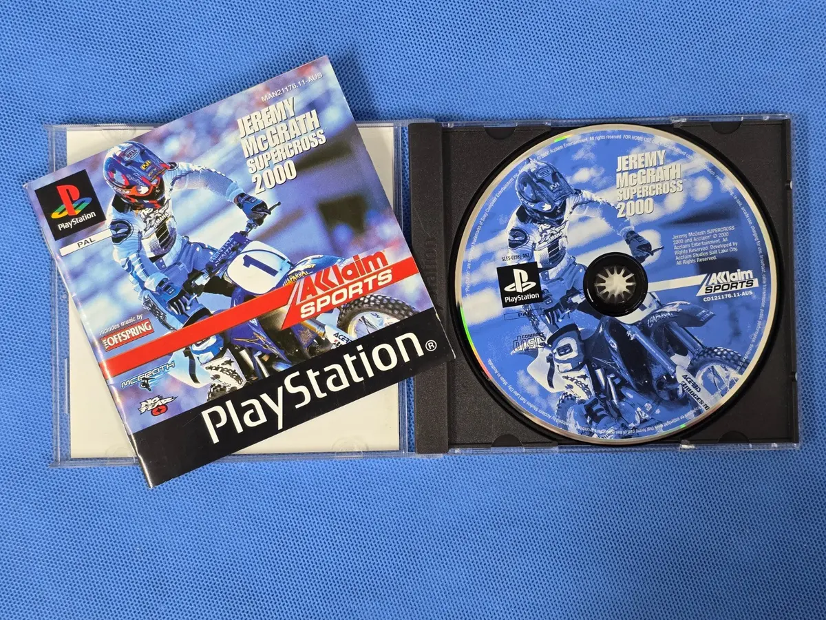 Jeremy Mcgrath Supercross 2000 Ps1 Ps2 Ps3 Pal *Complete* Playstation (Preowned) 2