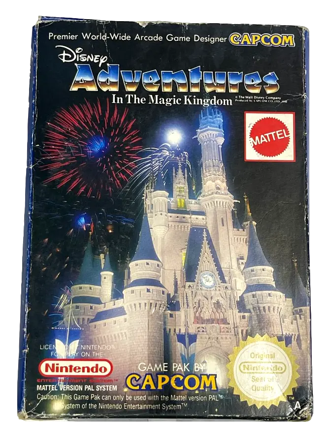 Disney Adventures In The Magic Kingdom Nintendo Nes Boxed Pal *Complete* (Preowned) 1