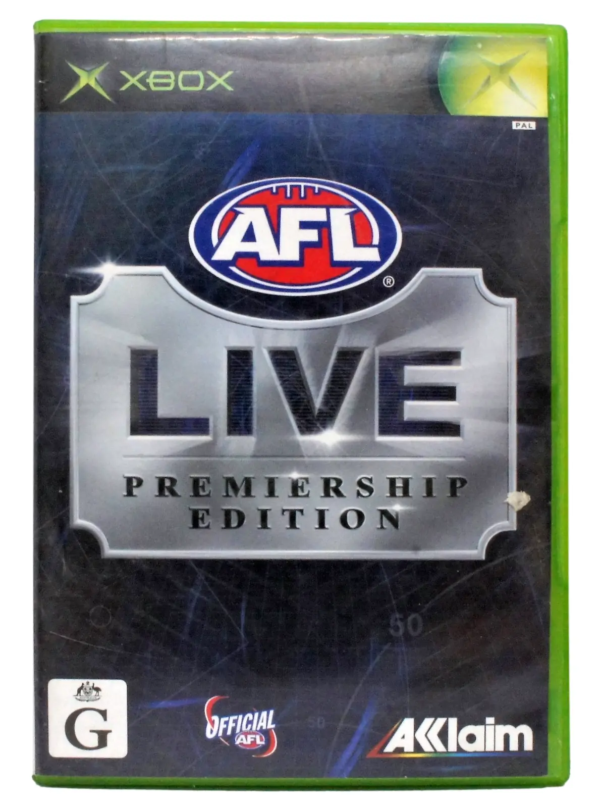 Afl Live Premiership Edition Xbox Original Pal *Complete* (Preowned) 1
