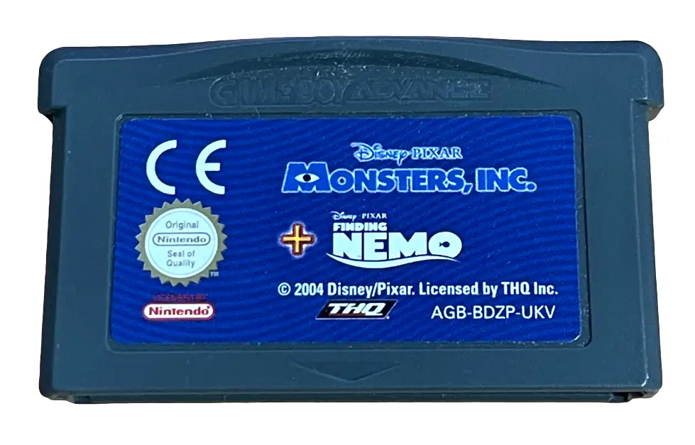 Monsters Inc + Finding Nemo Nintendo Gba *Cartridge Only* (Pre-Owned) 1