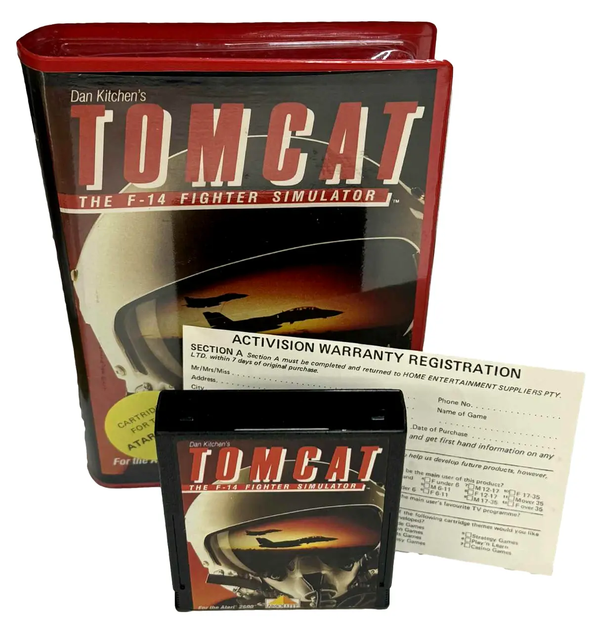 Tomcat F-14 Fighter Simulator Atari 2600 *Complete* #1 (Preowned) 1