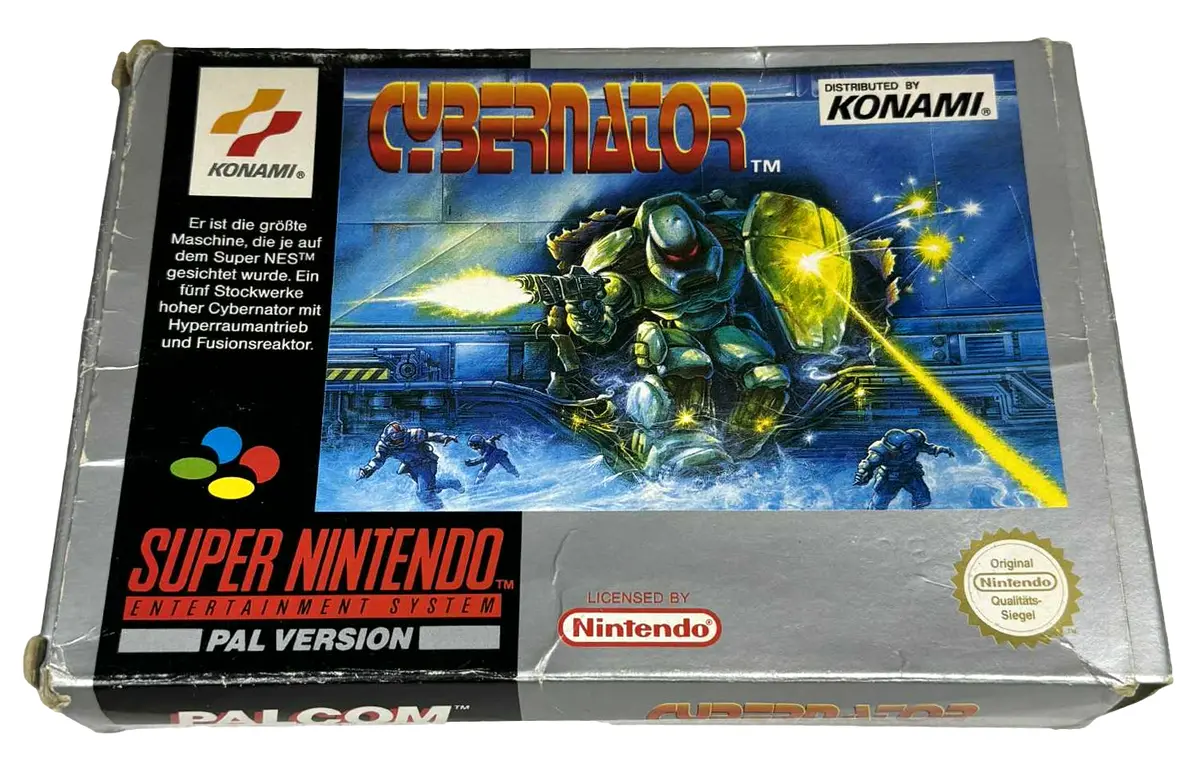 Cybernator Super Nintendo Snes Boxed *No Manual* Pal (Preowned) 1