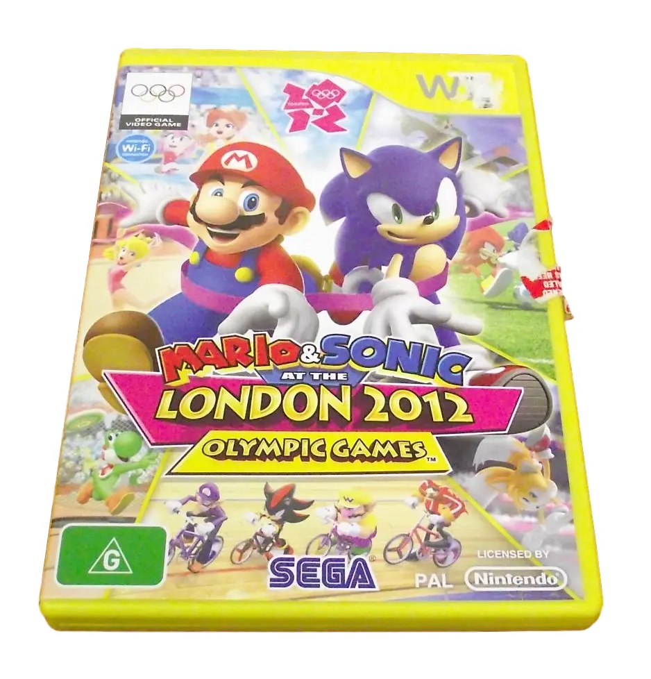 Mario & Sonic At The London 2012 Olympic Games Nintendo Wii Pal  (Preowned) 1