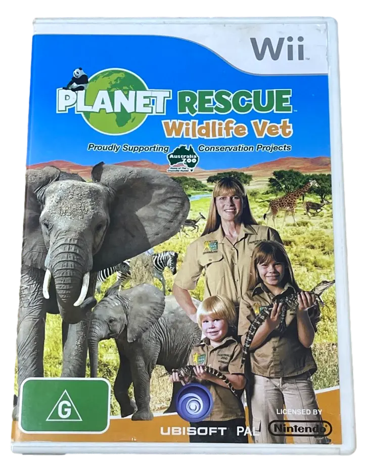 Planet Rescue Wildlife Vet Nintendo Wii Pal *Complete*  Bindi (Preowned) 1