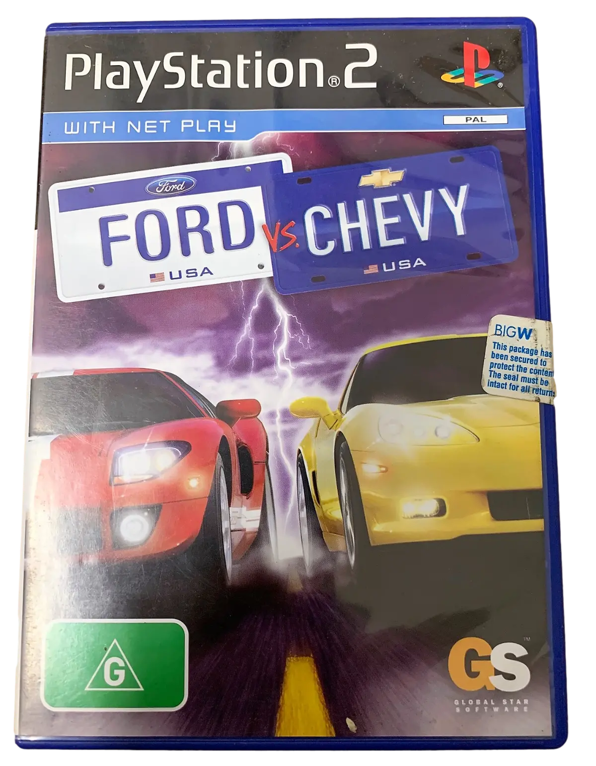 Ford Vs Chevy Ps2 Pal *No Manual* (Preowned) 1