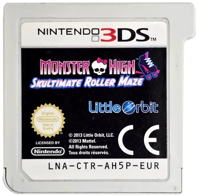 Monster High Skultimate Roller Maze Nintendo 3Ds 2Ds *Cartridge Only* (Preowned) 1