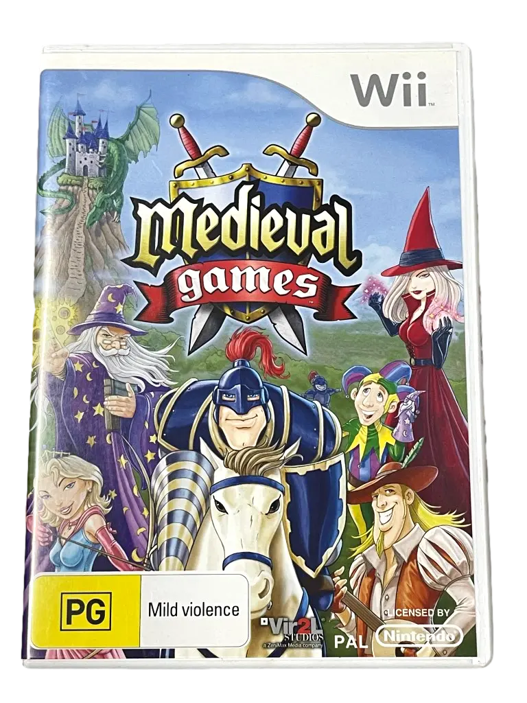 Medieval Games Nintendo Wii Pal *Complete*  (Pre-Owned) 1