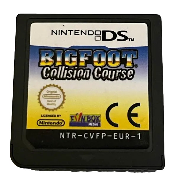 Bigfoot Collision Course Nintendo Ds 2Ds 3Ds Game *Cartridge Only* Monster Truck (Preowned) 1