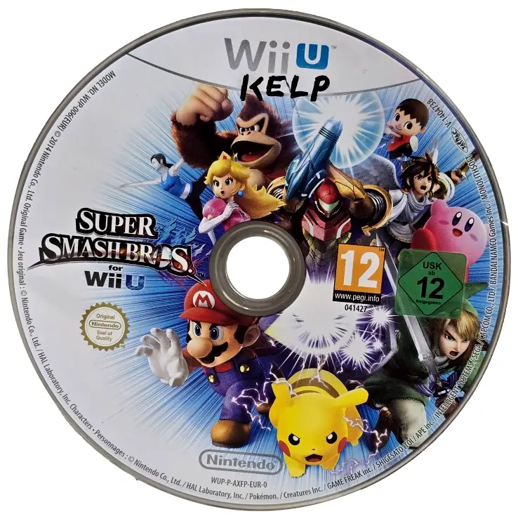 Super Smash Bros Nintendo Wii U Pal  *Game Disc Only* 1