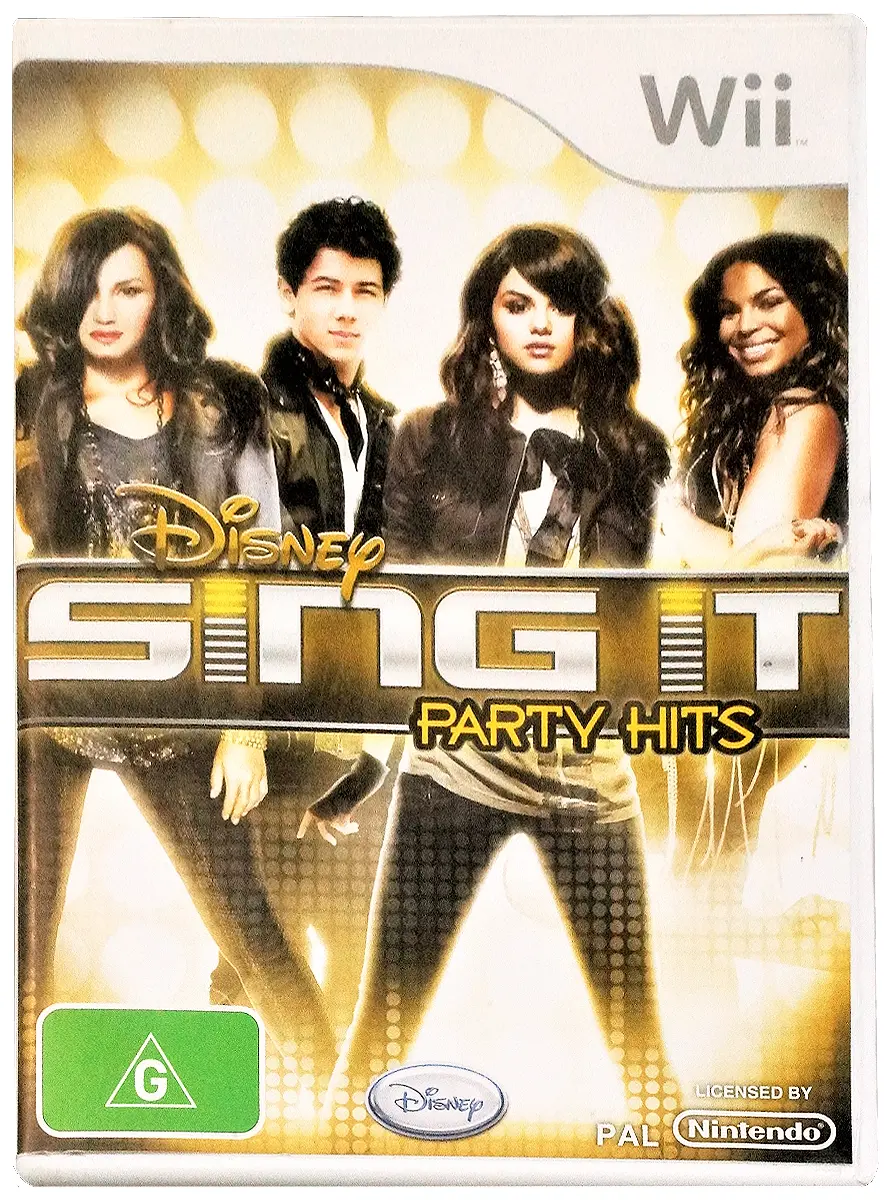 Disney Sing It Party Hits Nintendo Wii Pal *No Manual* (Preowned) 1