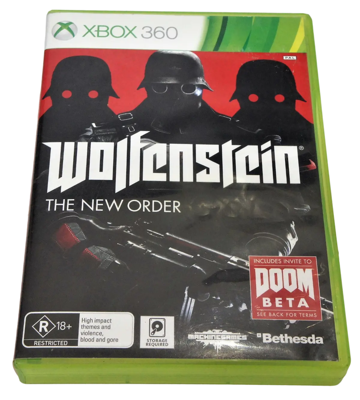 Wolfenstein: The New Order Xbox 360 Pal 3 Disk Set (Preowned) 1