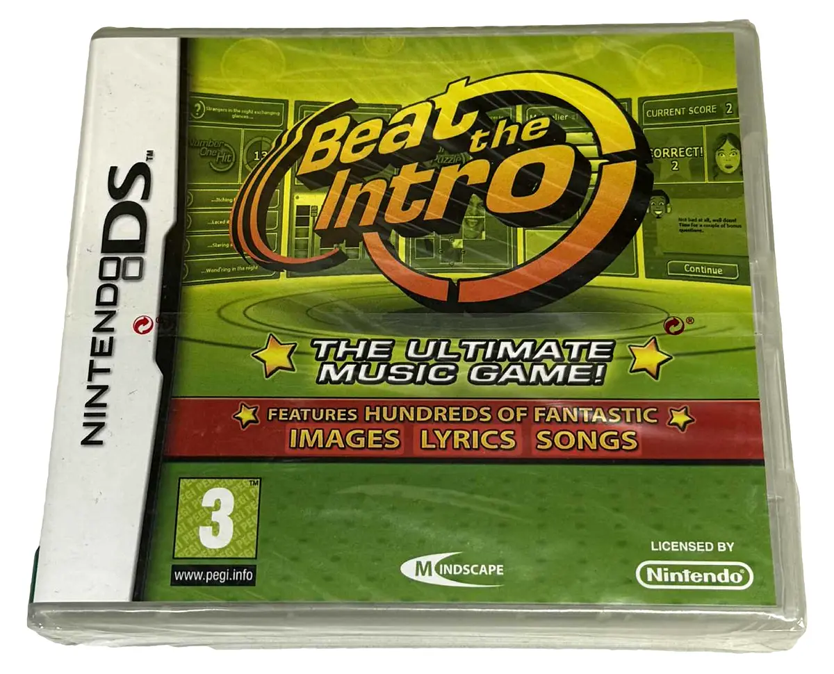 Beat The Intro Nintendo Ds 2Ds 3Ds Game *Sealed* 1