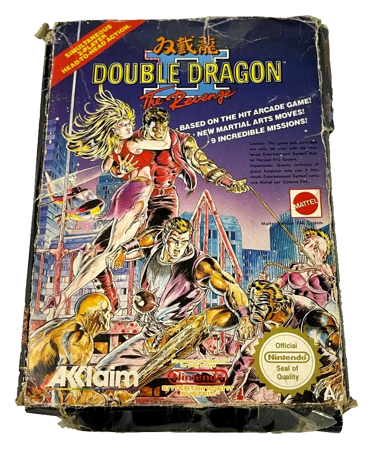 Double Dragon Ii The Revenge Nintendo Nes Boxed Pal *No Manual* (Preowned) 1