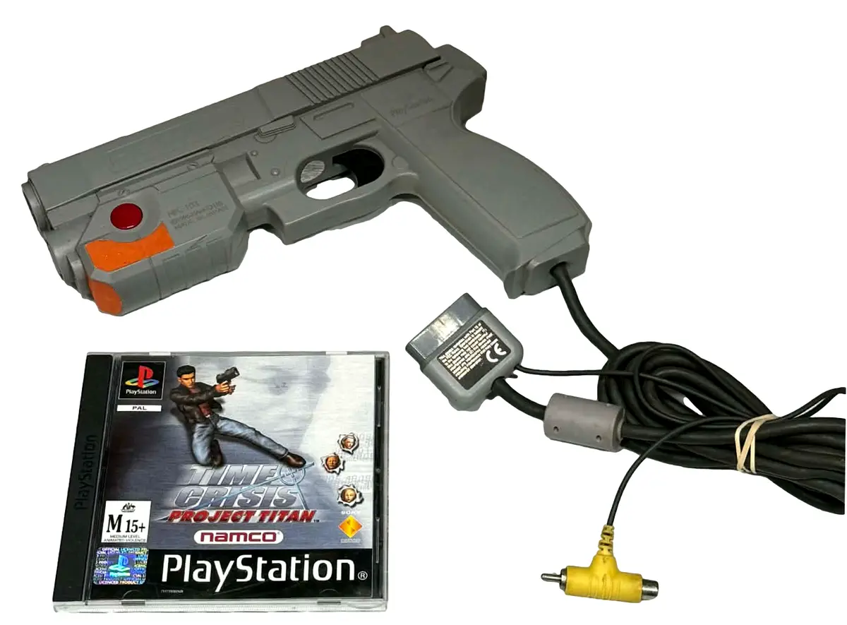Time Crisis Project Titan Ps1 Pal *Complete* With G-Con 45 (Preowned) 2